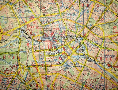 Central (eastern) Berlin, 1993 (Falkplan)